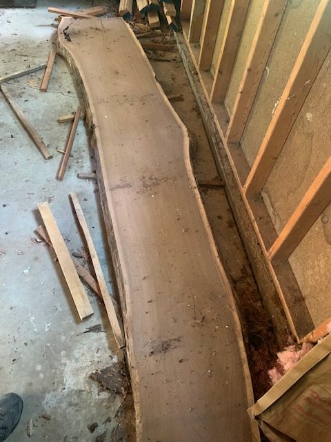 10′ long Walnut Slab